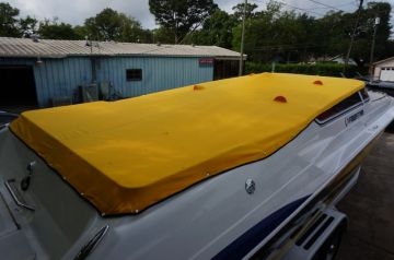 Yellow Fountain Boat Cover _2