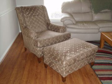 Chair w/ Ottoman