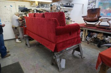 Cherry Chenille Couch_2