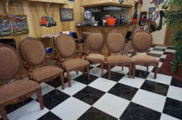 Leopard Kitchen Chairs