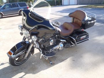 Cocoa Ostrich Harley Seat